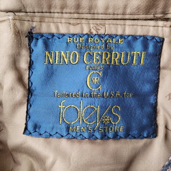 Nino Cerruti Single Breasted 100% Wool Sport Vintage Houndstooth Blazer Coat - Picture 11 of 11